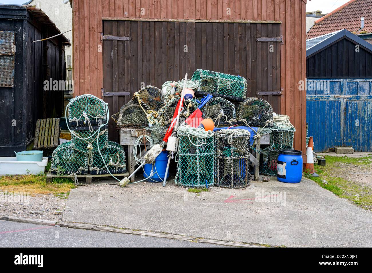 Attrezzatura da pesca Foto Stock