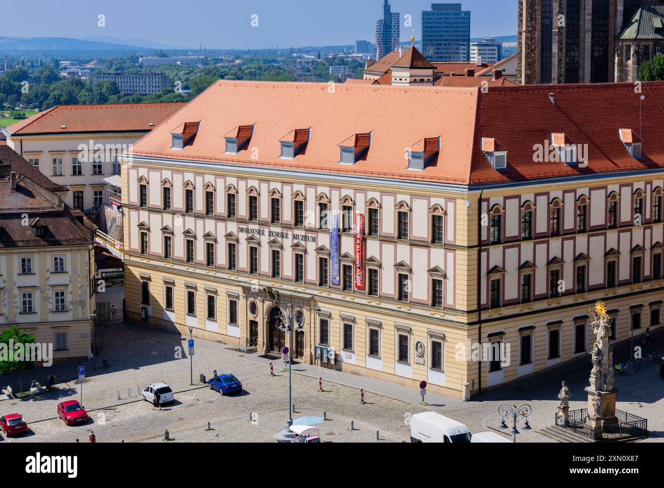 Brno, Repubblica Ceca. 25 giugno 2024. Moravian Museum, il secondo museo più grande e il secondo più antico del paese Foto Stock