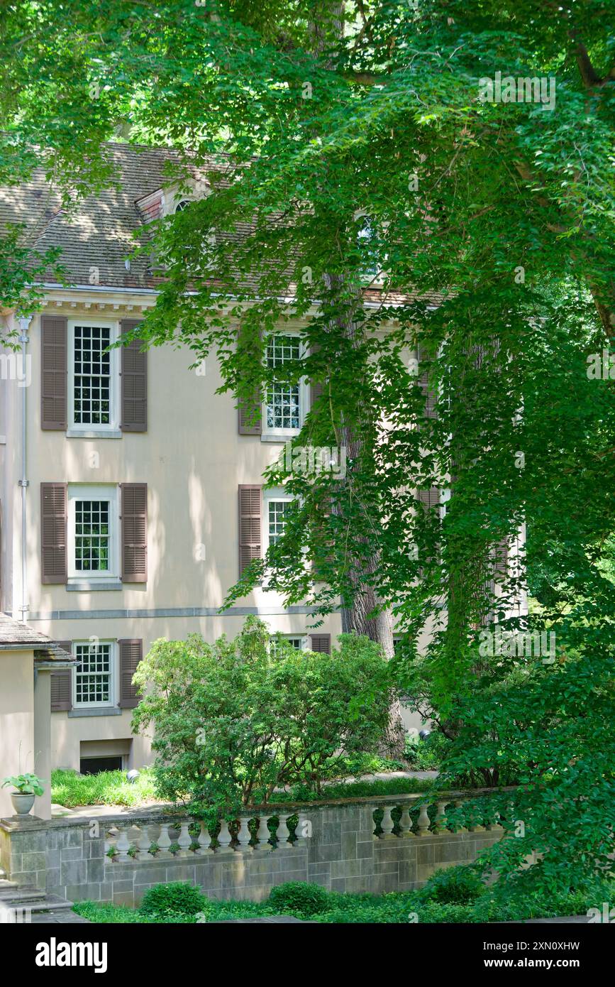 Winterthur Estate, casa della famiglia Dupont, nel Delaware, Stati Uniti. Una delle più grandi case private al mondo, ora aperta al pubblico. Foto Stock