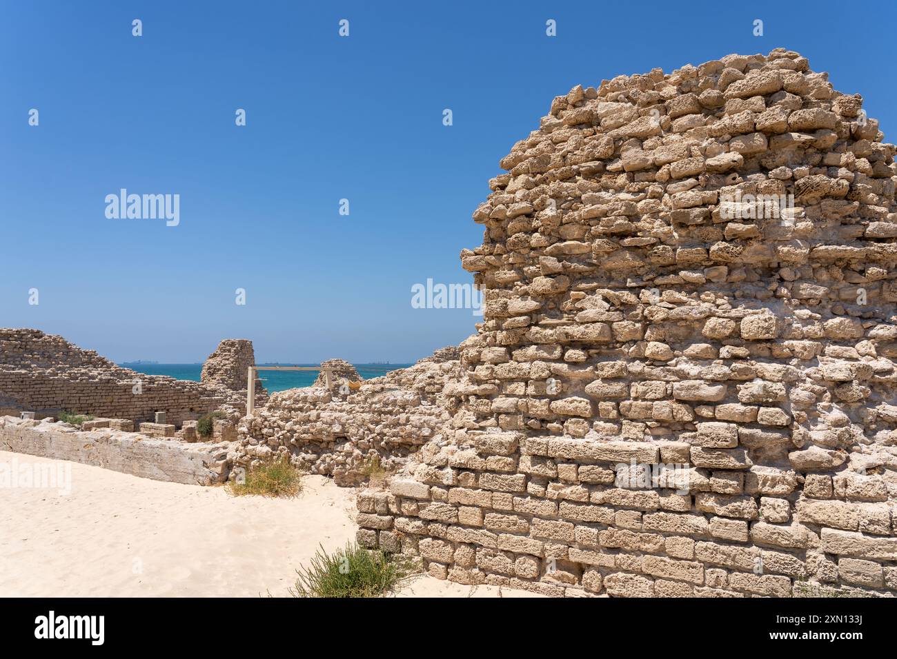 Tel Ashdod Foto Stock