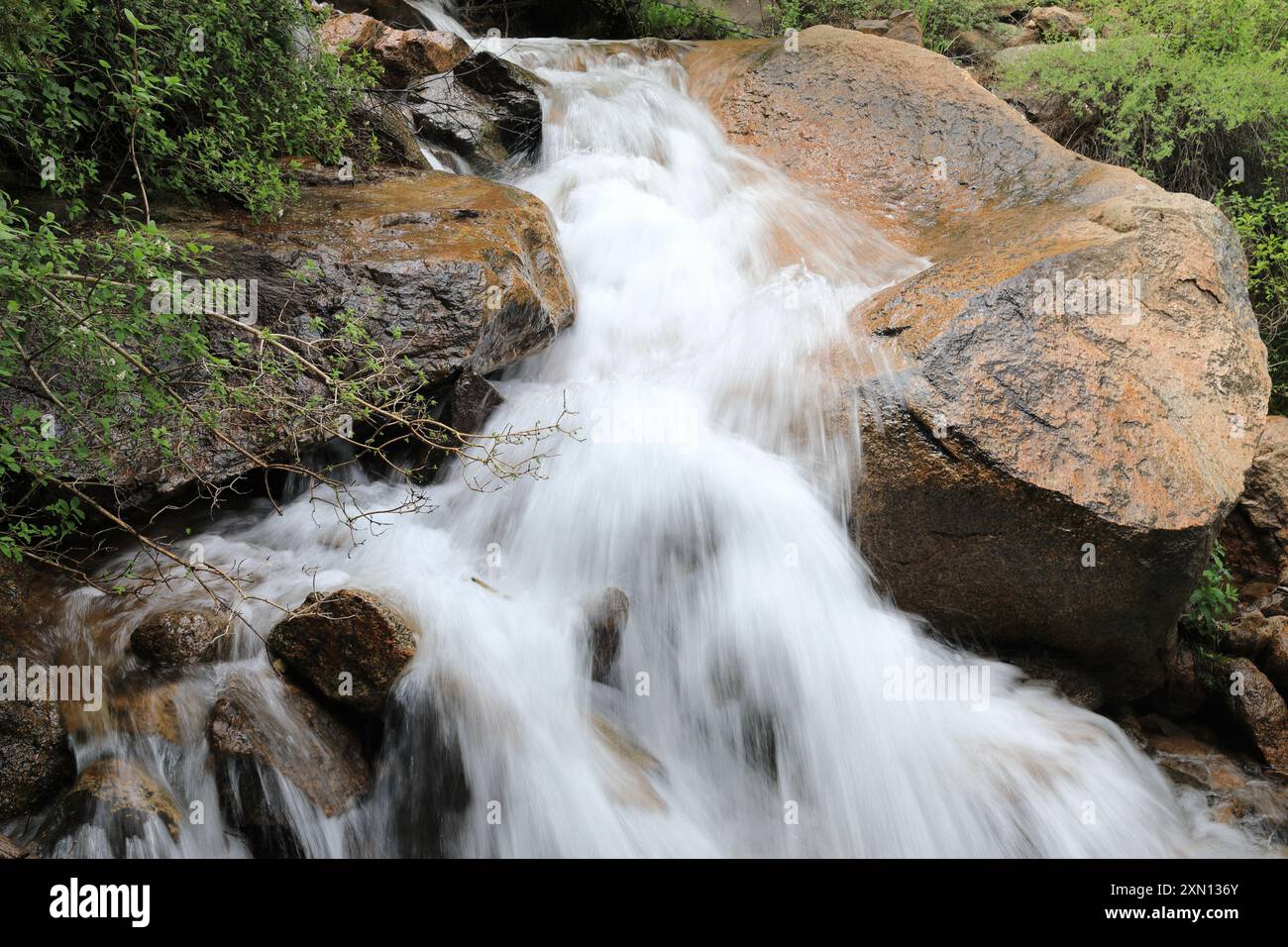 Caduta d'acqua in Colorado Foto Stock