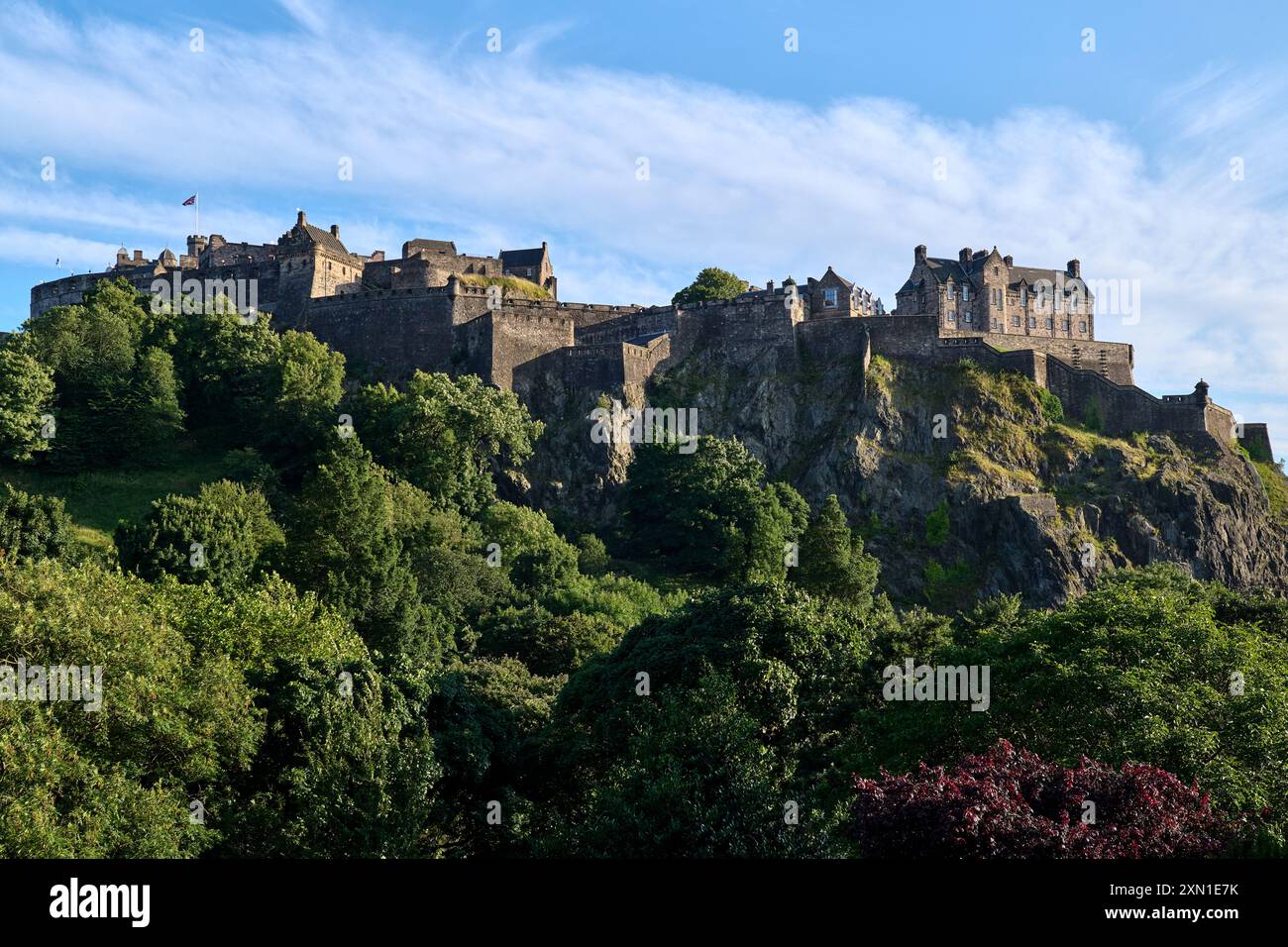 Edimburgo Scozia, Regno Unito 30 luglio 2024. Castello di Edimburgo. credito sst/alamy notizie in diretta Foto Stock