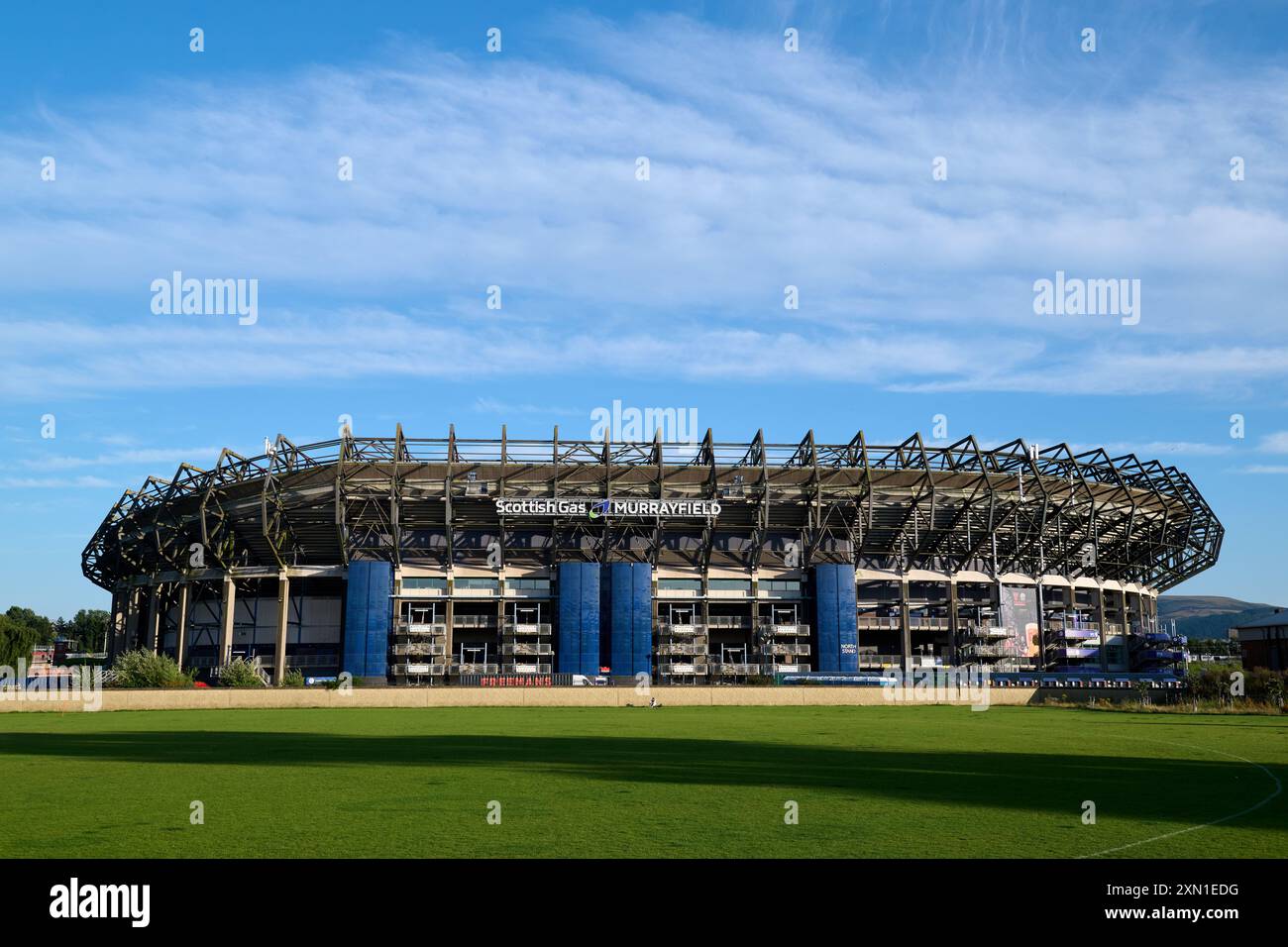 Edimburgo Scozia, Regno Unito 30 luglio 2024. Murrayfield Stadium, sede della Scottish Rugby Credit sst/alamy, notizie dal vivo Foto Stock