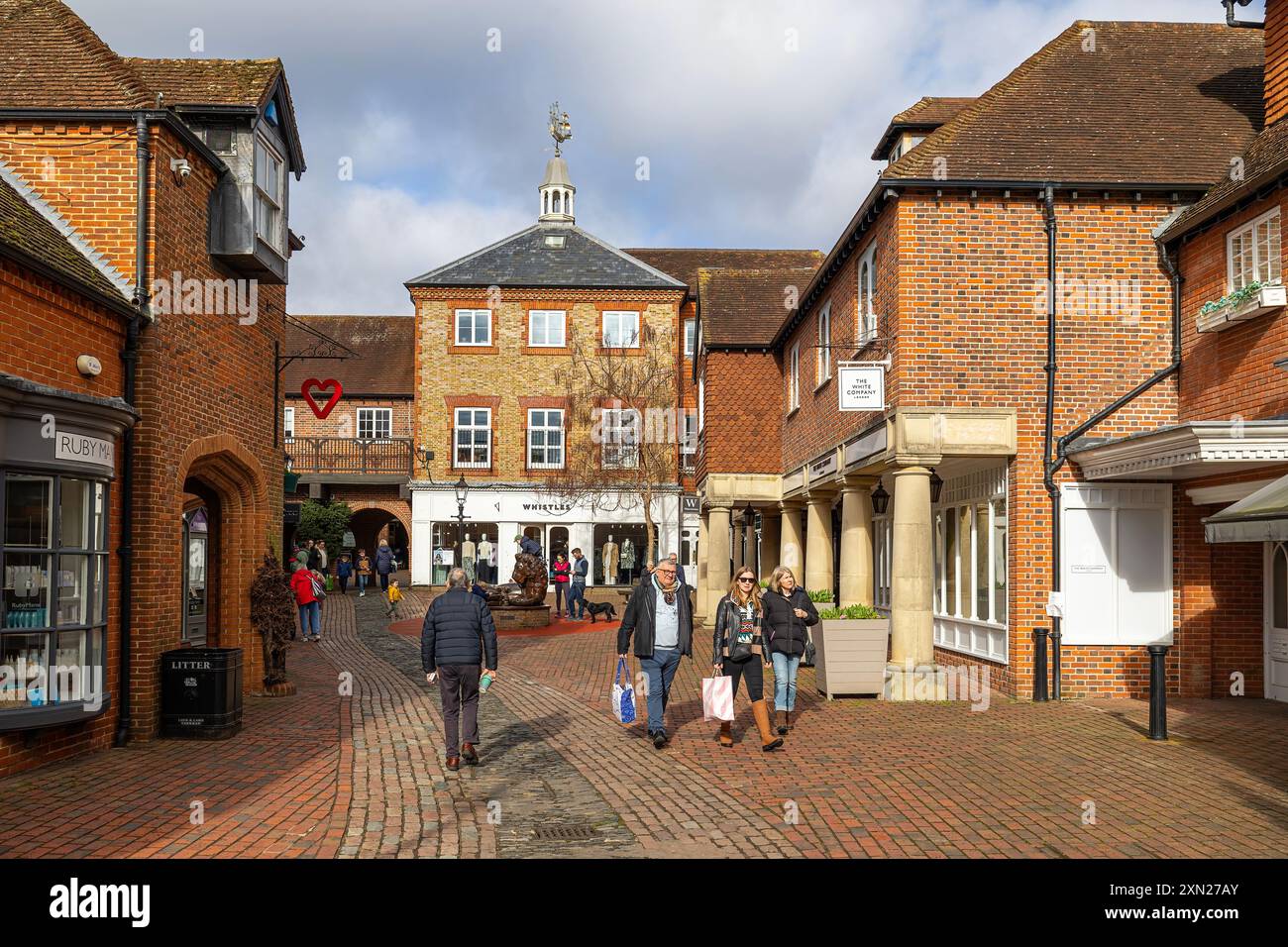 Farnham, Surrey, Inghilterra. Foto Stock
