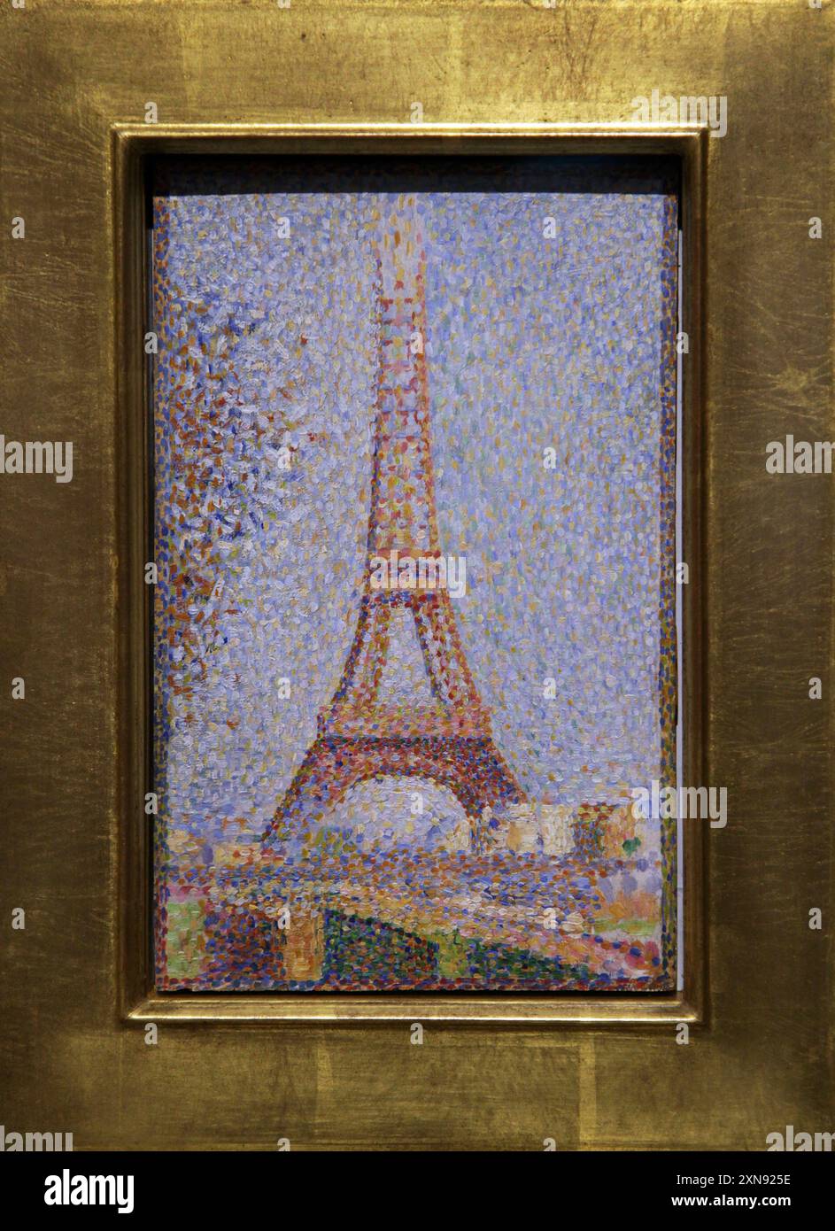 Visario Stampa Su Tela XXL 120x80 Cm | Torre Eiffel Parigi | Telaio In Legno | Pronta Da Appendere