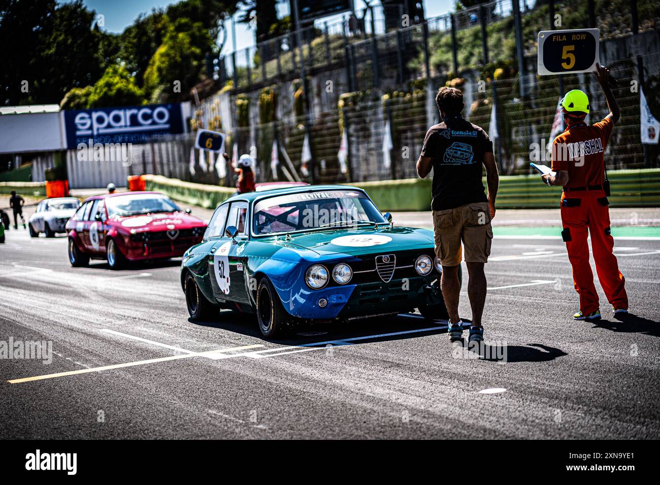ACI Racing Weekend sulla pista di Vallelunga Foto Stock