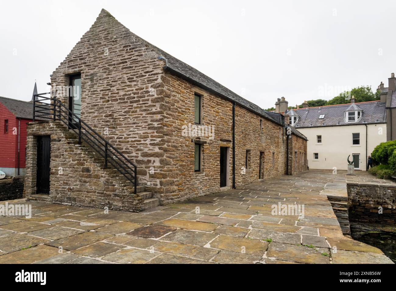 Il Pier Arts Centre a Stromness, sulla terraferma delle Orcadi. Foto Stock