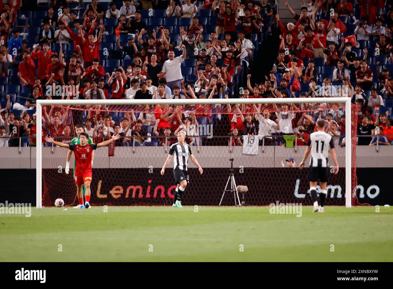 Saitama, Giappone. 31 luglio 2024. Rio NITTA (41) segna un gol durante una partita del Club Friendlies tra Urawa Reds e Newcastle United al Saitama Stadium, vicino a Tokyo. Urawa Reds vs Newcastle United 1-2 tempo parziale. (Credit Image: © Rodrigo Reyes Marin/ZUMA Press Wire) SOLO PER USO EDITORIALE! Non per USO commerciale! Foto Stock