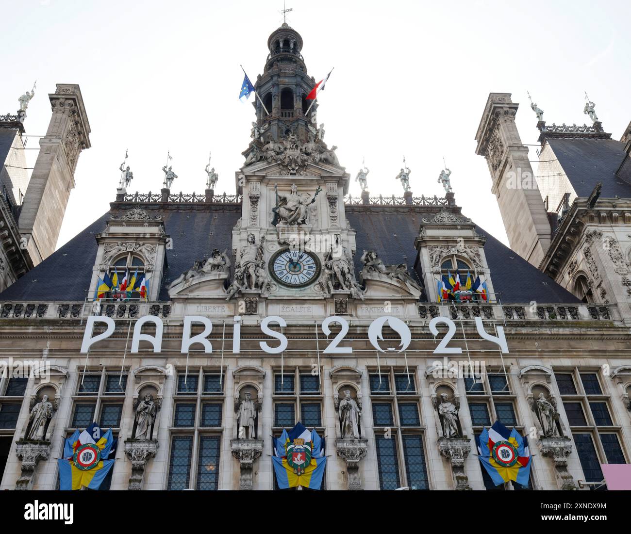 CI GODIAMO LE OLIMPIADI DI PARIGI Foto Stock