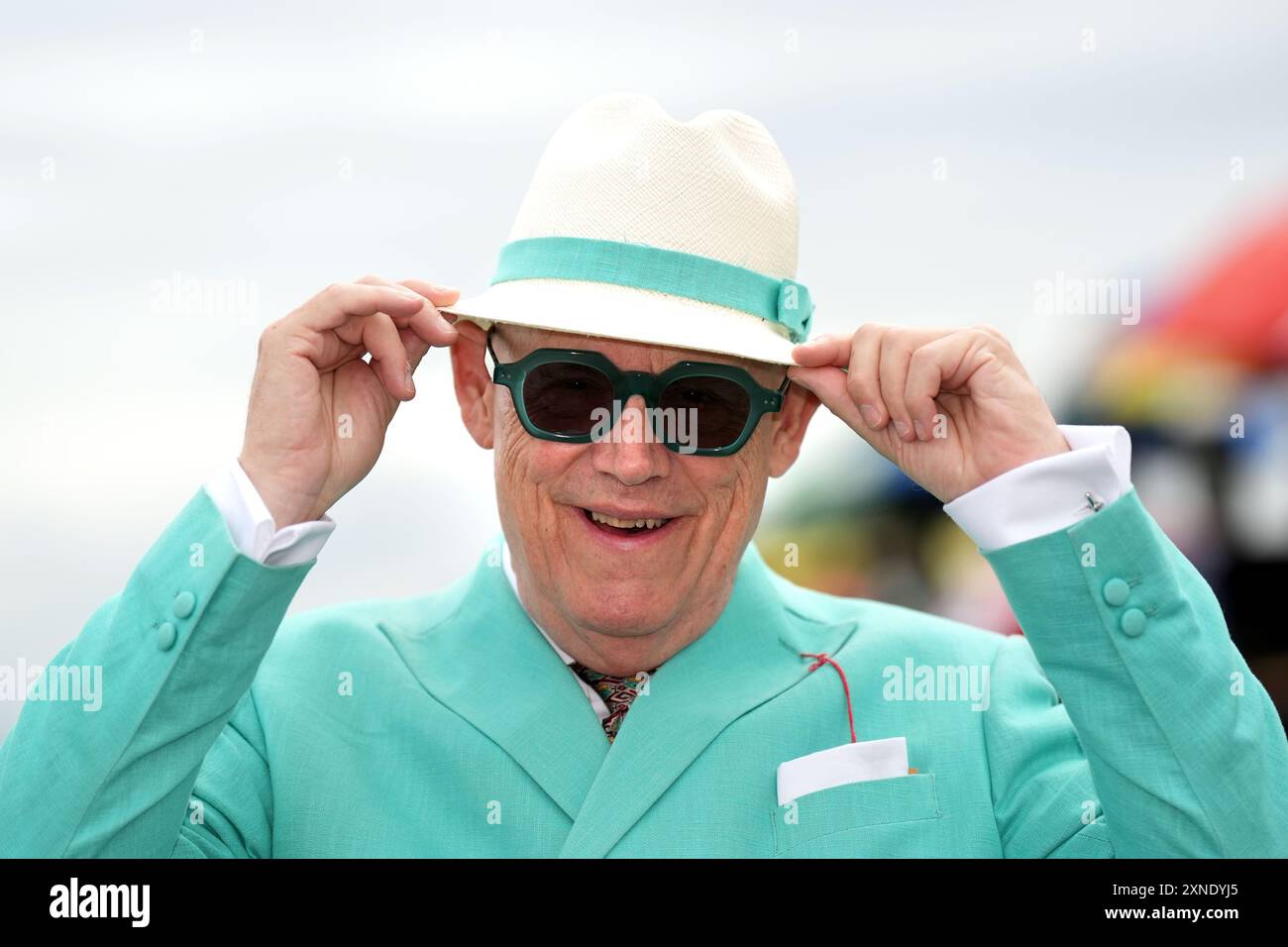 Racegoer Stevie Bennett durante il Galway Races Summer Festival all'ippodromo di Galway. Data foto: Mercoledì 31 luglio 2024. Foto Stock
