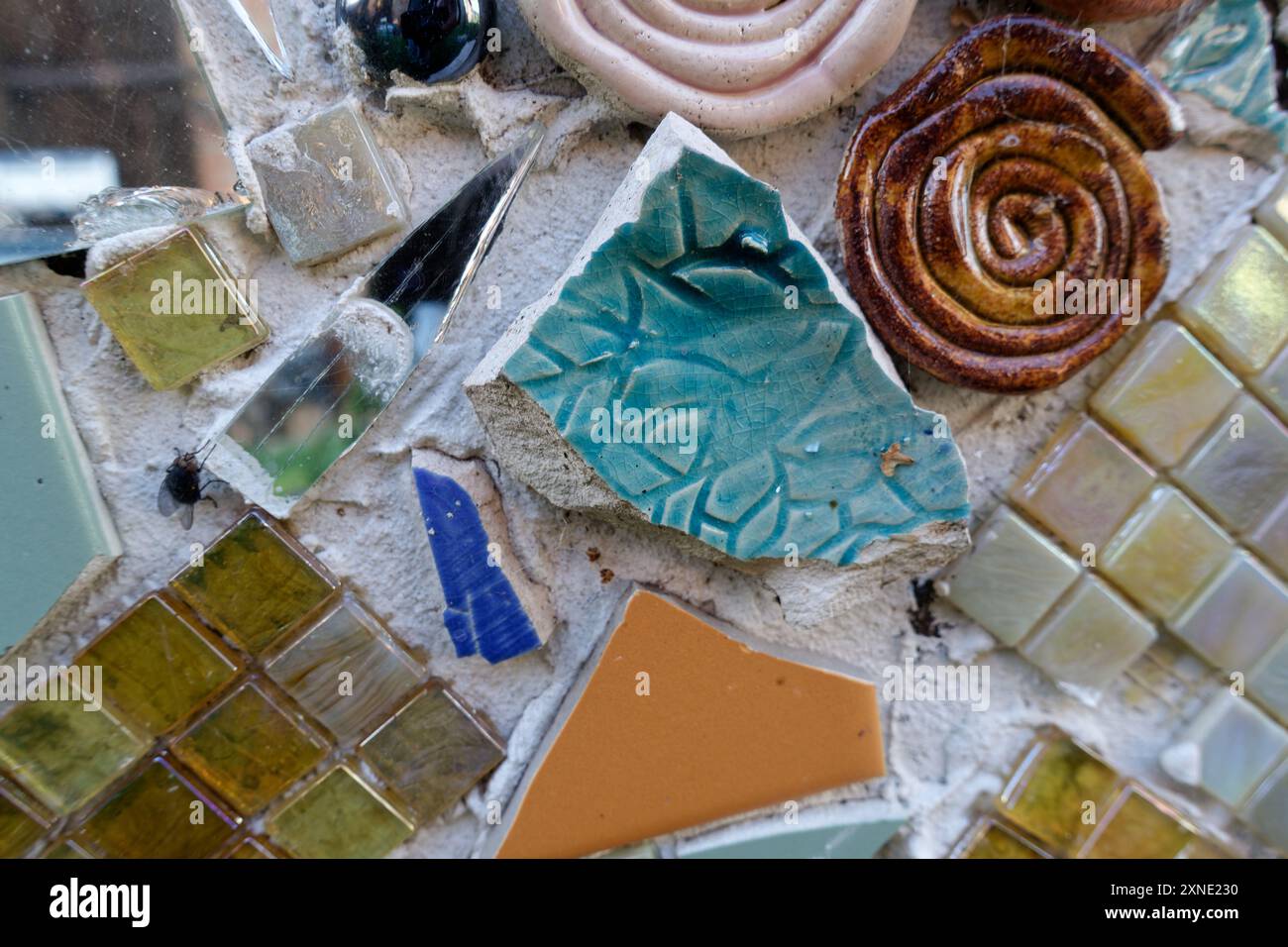 una struttura rotta, immagine ravvicinata Foto Stock