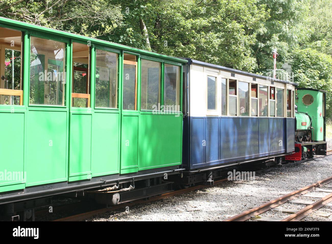 Llanberis Lake Railway, Galles, Regno Unito Foto Stock