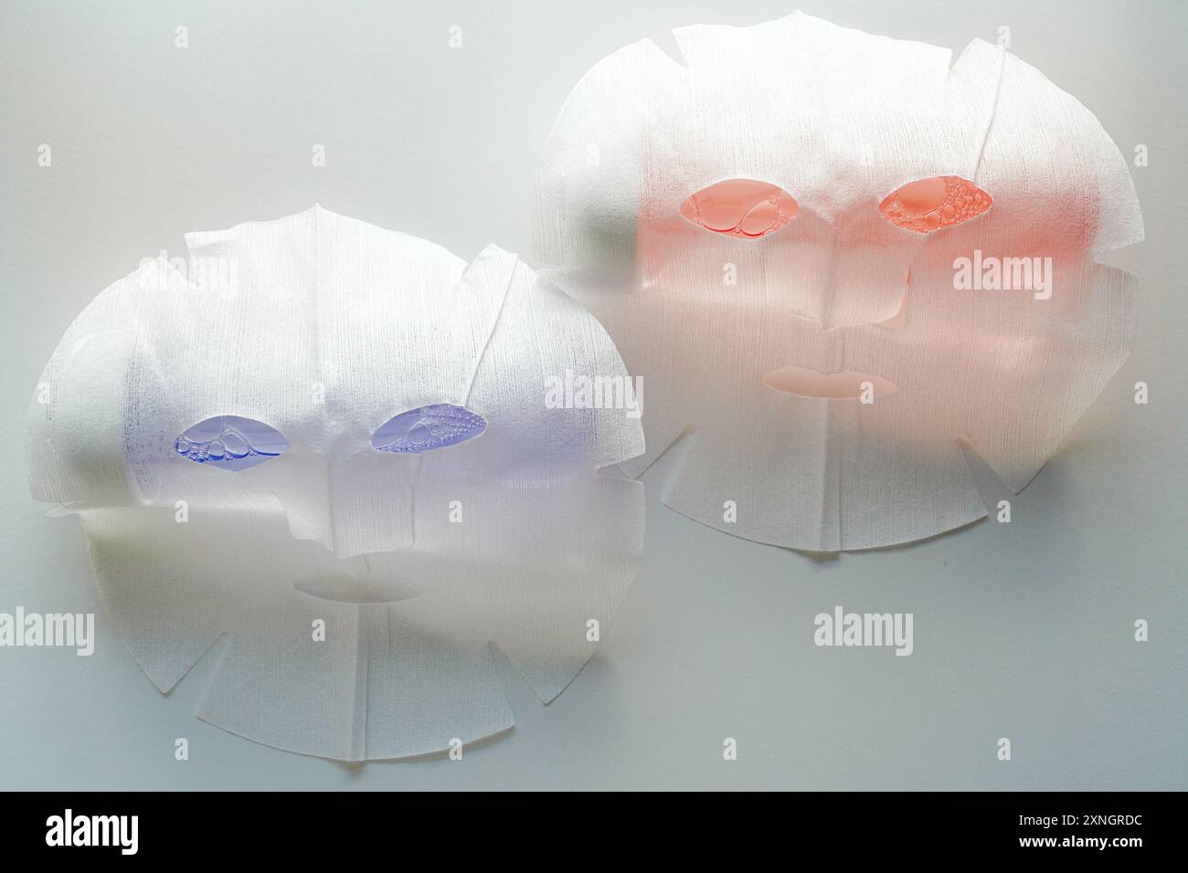 Maschera per la cura del viso e trattamenti Foto Stock