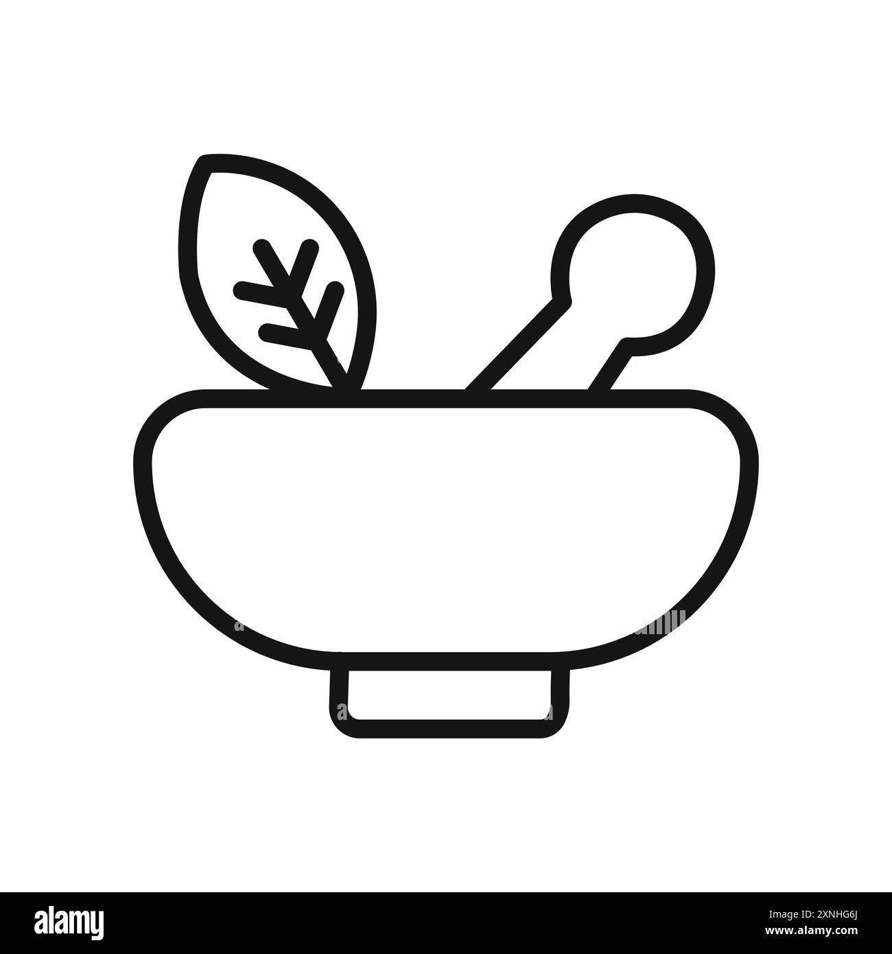 Icona medicina naturale segno grafico vettoriale lineare o set di simboli per l'interfaccia utente dell'app Web Illustrazione Vettoriale