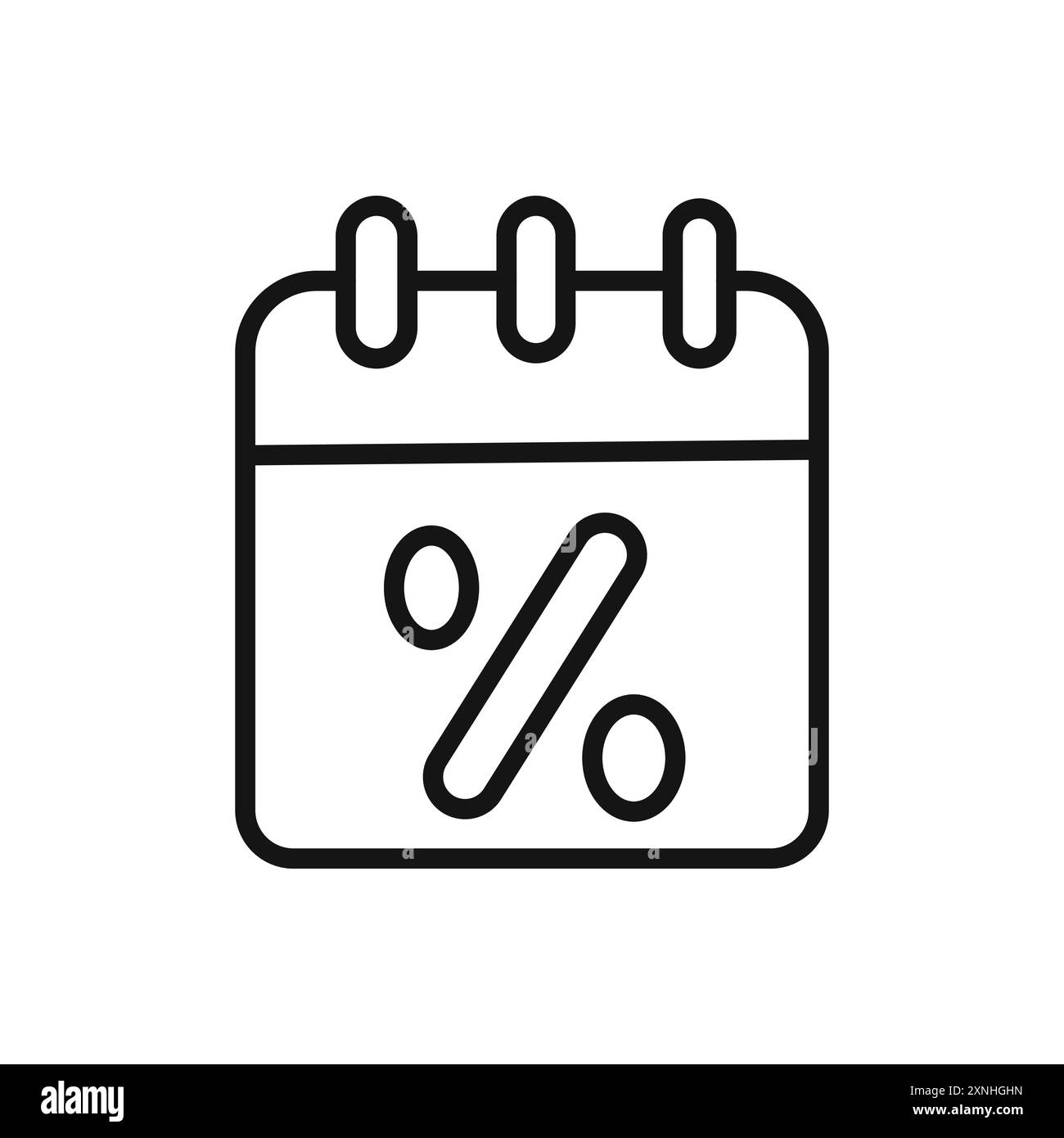 Icona del giorno di paga segno grafico vettoriale lineare o set di simboli per l'interfaccia utente dell'app Web Illustrazione Vettoriale