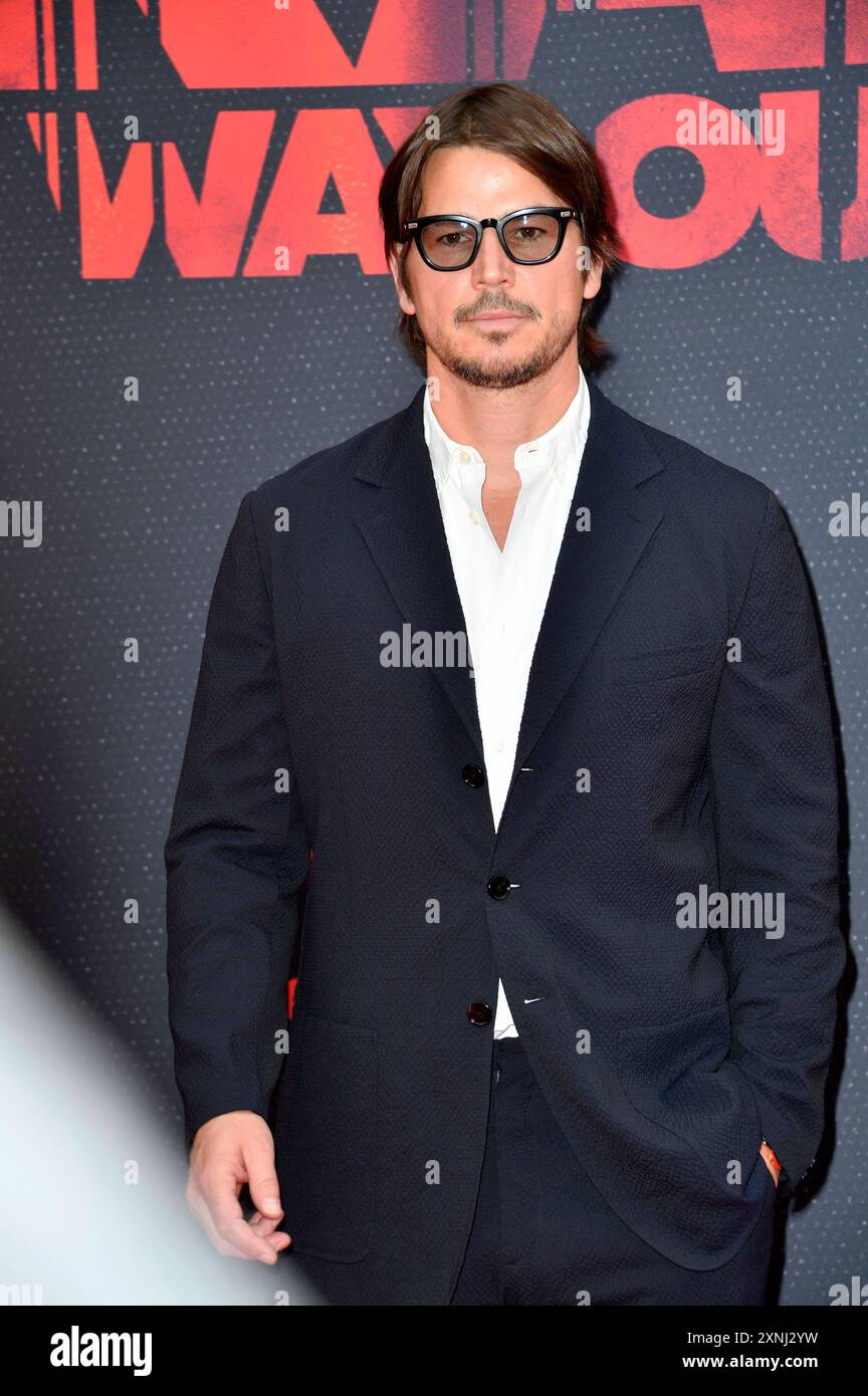 Josh Hartnett beim Special Screening des Kinofilms Trap: No Way Out im Zoo Palast. Berlino, 31.07.2024 *** Josh Hartnett alla proiezione speciale del film Trap No Way Out allo Zoo Palast di Berlino, 31 07 2024 foto:Xn.xKubelkax/xFuturexImagex trap_prem_4724 Foto Stock