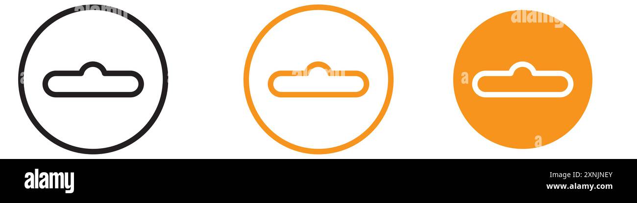 Collezione di logo web design icona euro hook in vettoriale Illustrazione Vettoriale