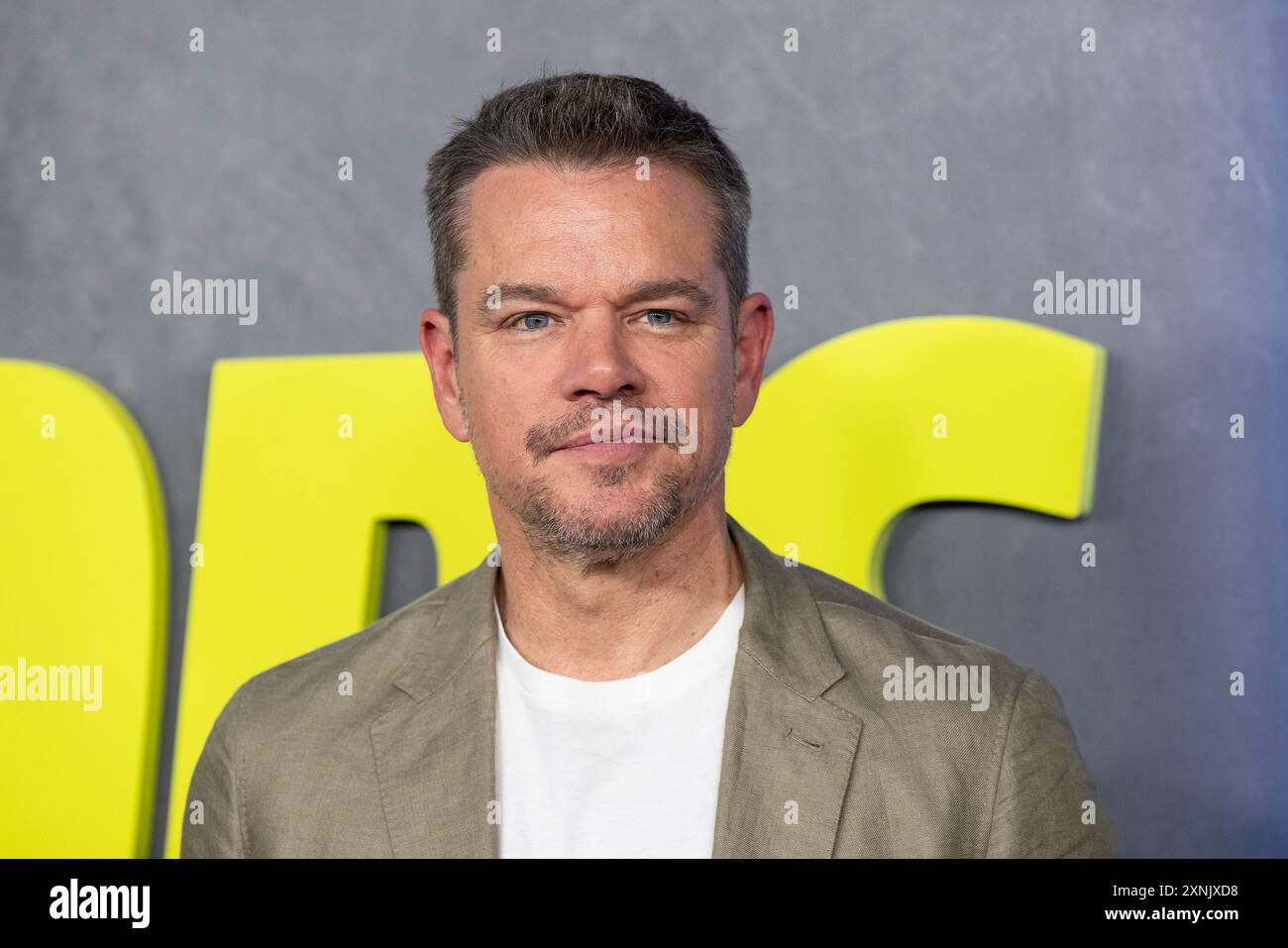 31 luglio 2024, New York, New York, Stati Uniti: Matt Damon partecipa alla prima di Apple Original Films 'The Instigators' al Jazz al Lincoln Center di New York (Credit Image: © Lev Radin/Pacific Press via ZUMA Press Wire) SOLO PER USO EDITORIALE! Non per USO commerciale! Foto Stock