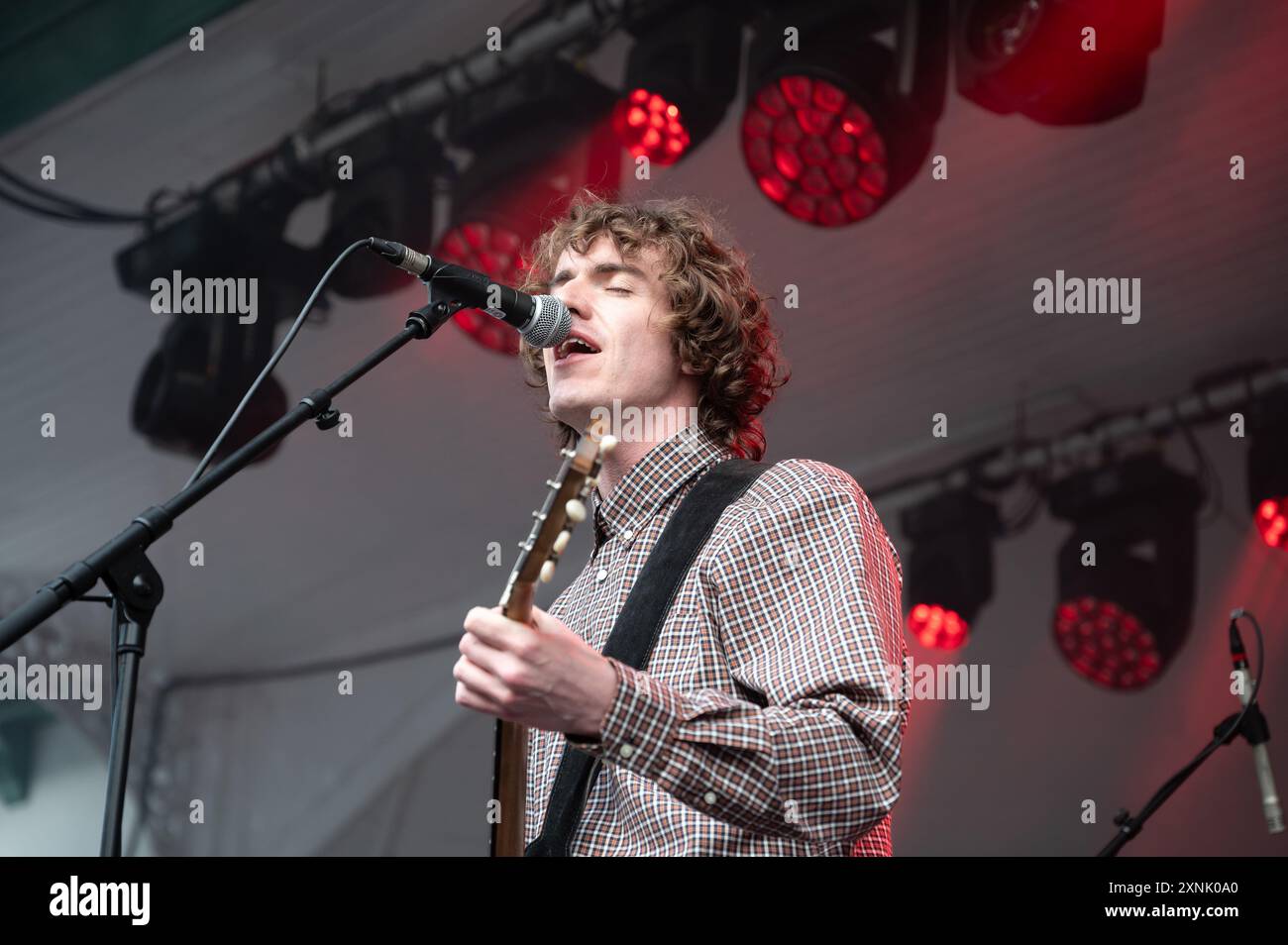 Glasgow, Scozia, Regno Unito 31 luglio 2024, Shambolics si esibisce al Kelvingrove Bandstand Kelvingrove Park il 31 luglio 2024 Credit : James Edmond/Alamy Live News Foto Stock