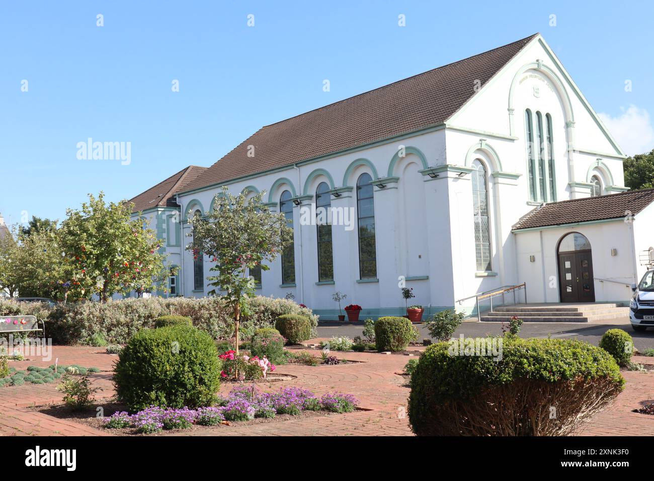 Joymount Presbyterian Church in Carrickfergus Co Antrim Foto Stock