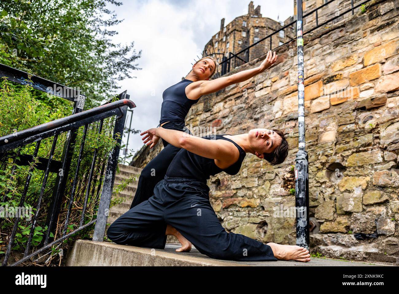 Edimburgo, Regno Unito. 01 agosto 2024 nella foto: Il coreografo emergente Lewis Major presenta la prima inglese di Triptych, uno dei suoi due spettacoli pluripremiati all'Assembly @ Dance base come parte del portfolio House of Oz all'Edinburgh Fringe di quest'anno. Lo spettacolo si svolge dal 2-25 agosto presso l'Assembly @ Dance base. Crediti: Rich Dyson/Alamy Live News Foto Stock