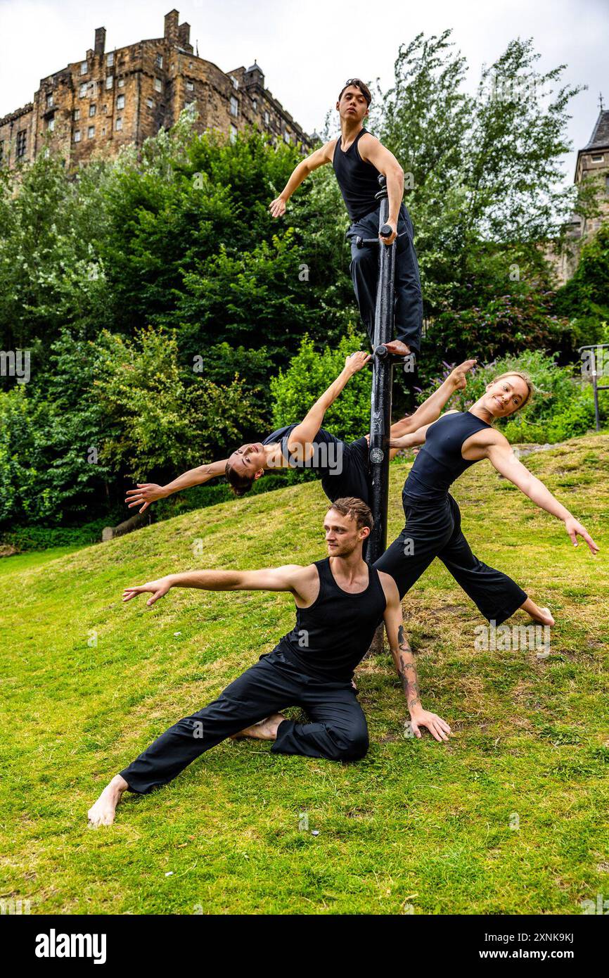 Edimburgo, Regno Unito. 01 agosto 2024 nella foto: Il coreografo emergente Lewis Major presenta la prima inglese di Triptych, uno dei suoi due spettacoli pluripremiati all'Assembly @ Dance base come parte del portfolio House of Oz all'Edinburgh Fringe di quest'anno. Lo spettacolo si svolge dal 2-25 agosto presso l'Assembly @ Dance base. Crediti: Rich Dyson/Alamy Live News Foto Stock