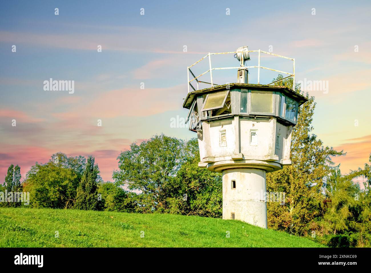 Ex confine con la germania interna, Hoetersleben, Germania Foto Stock