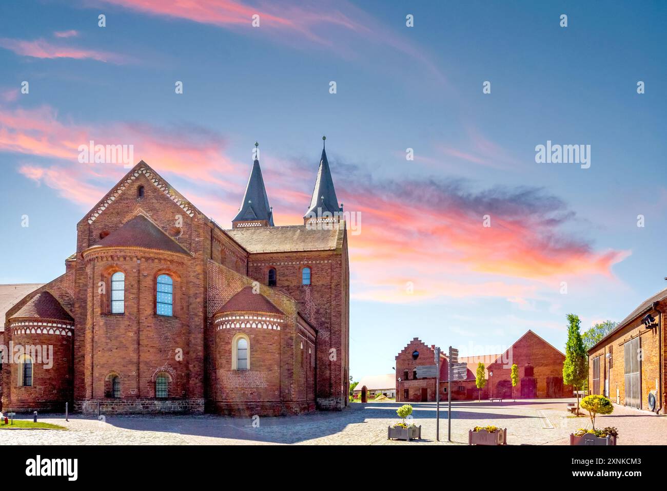 Abbazia di Jerichow, Germania Foto Stock