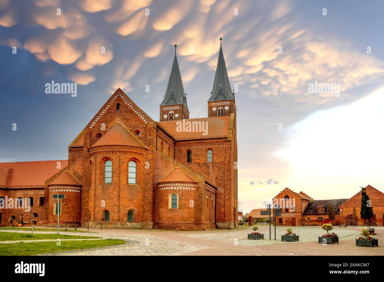 Abbazia di Jerichow, Germania Foto Stock