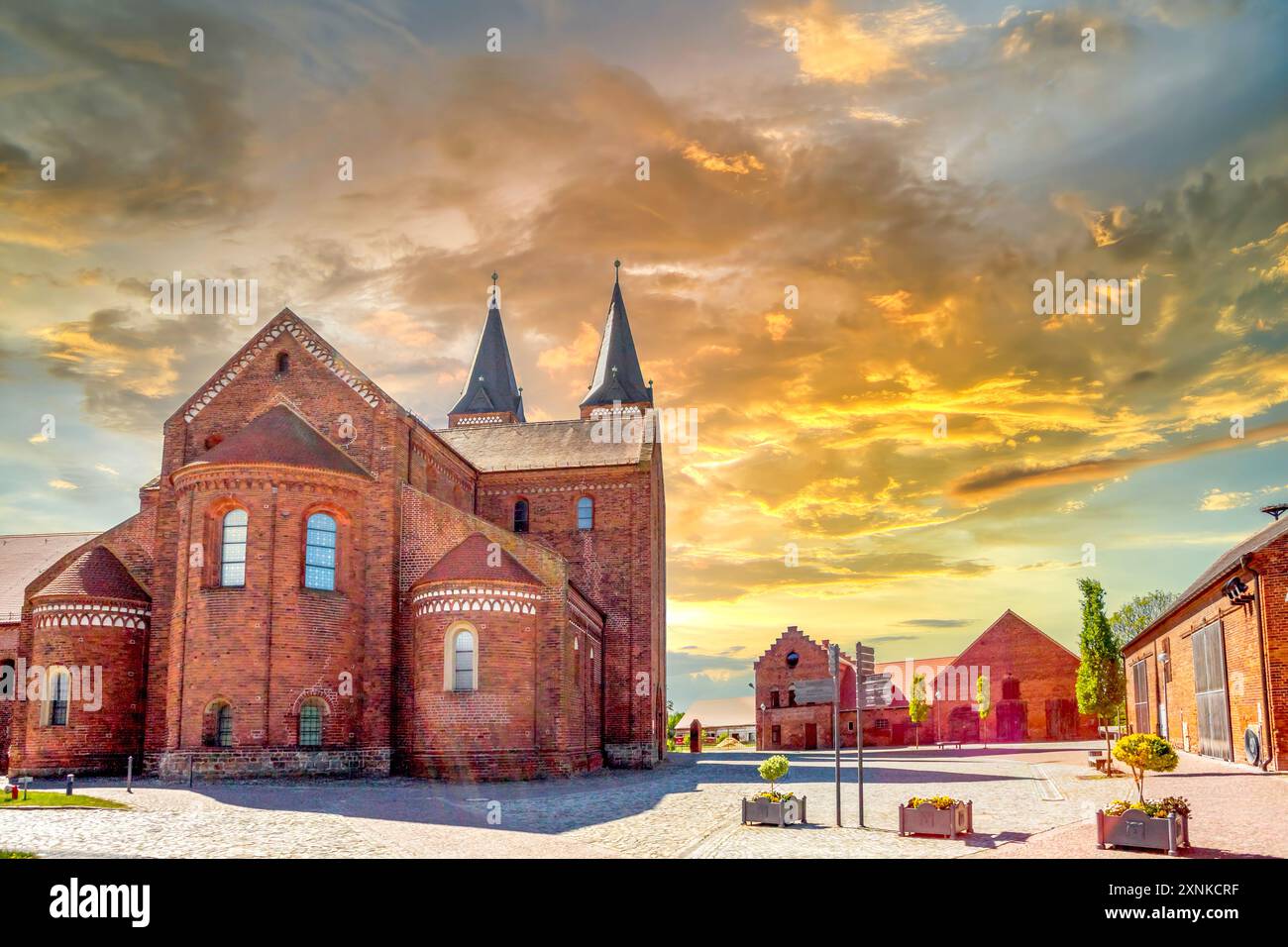 Abbazia di Jerichow, Germania Foto Stock