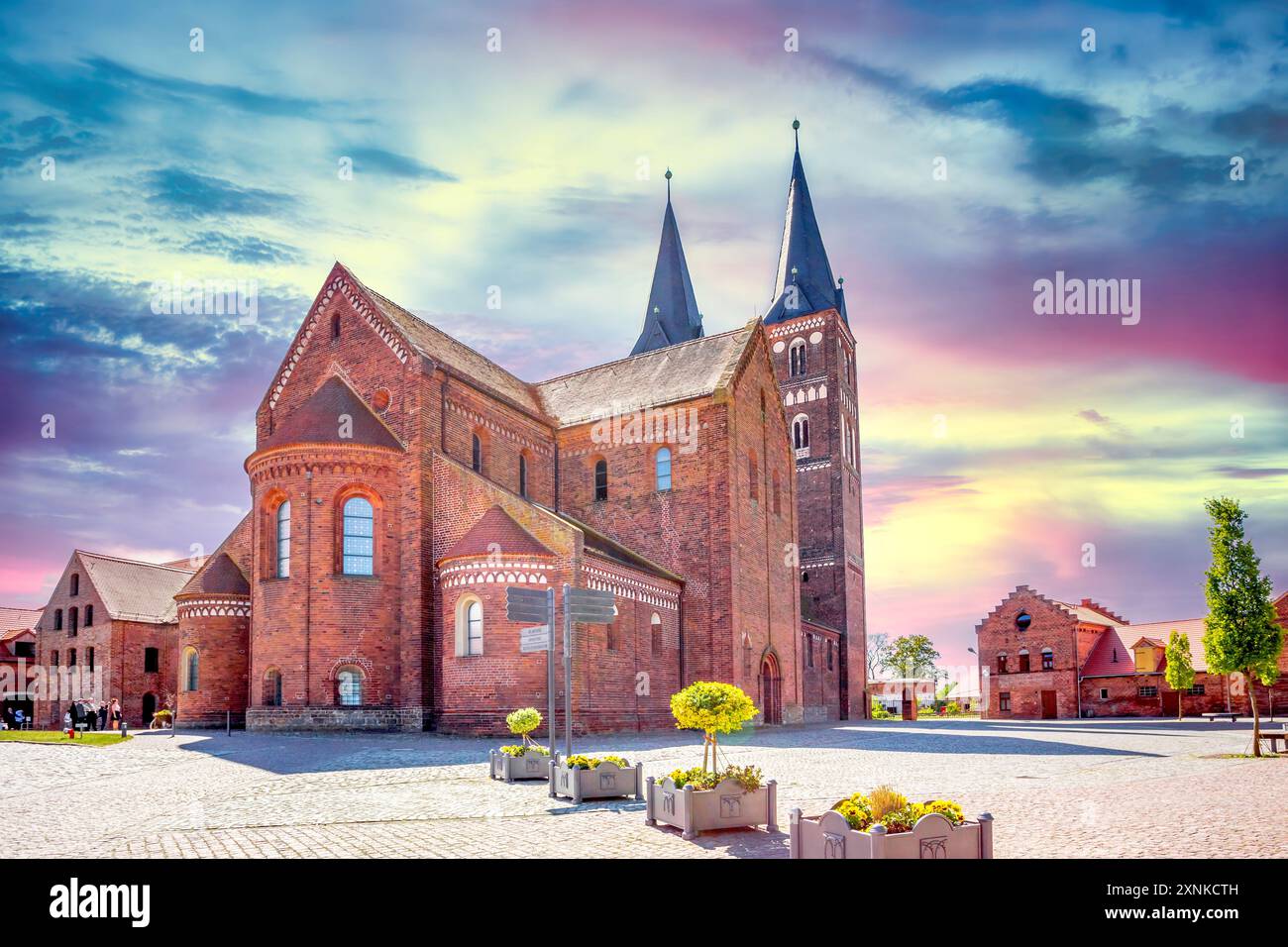 Abbazia di Jerichow, Germania Foto Stock