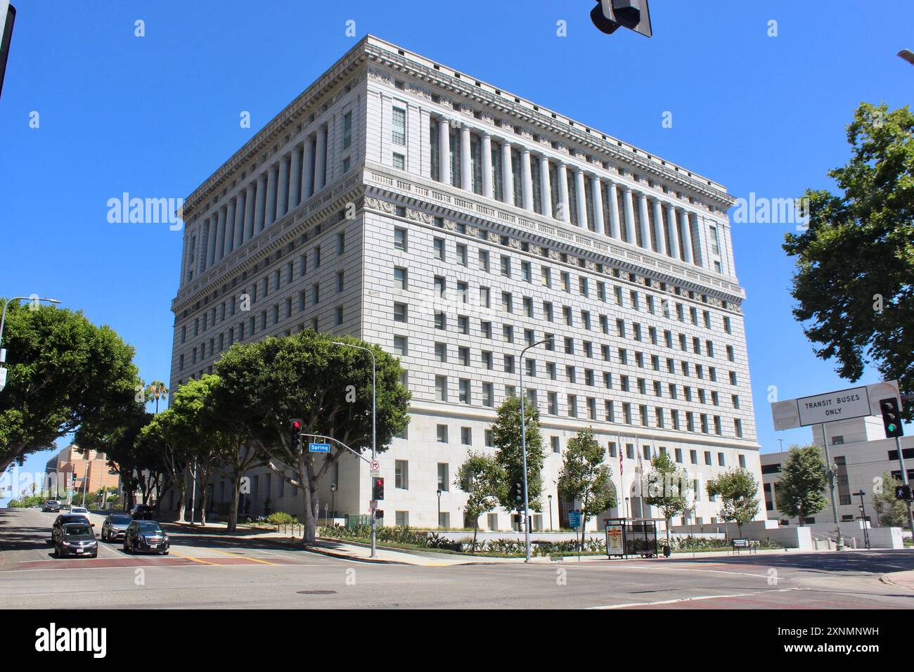 Hall of Justice, Los Angeles, California Foto Stock