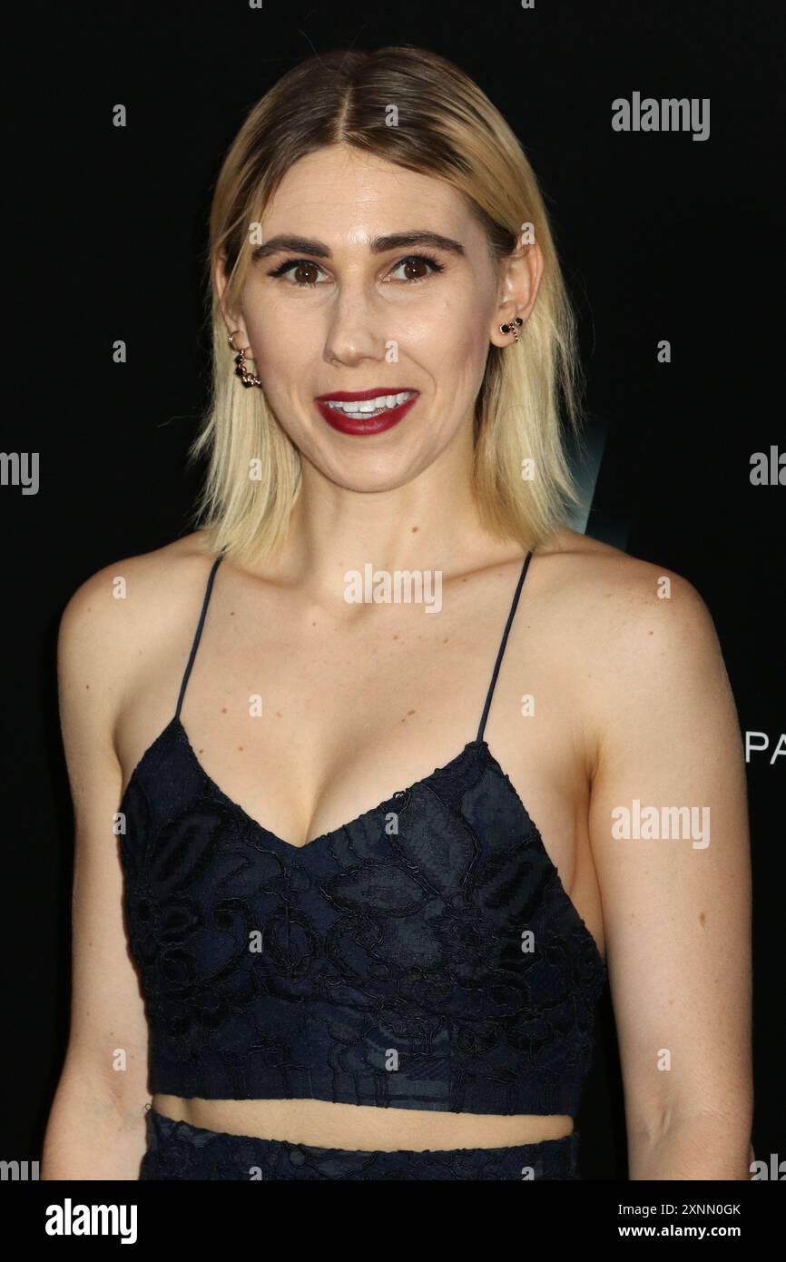 Zosia Mamet partecipa alla prima di "Southpaw" all'AMC Lincoln Square di New York. Foto Stock