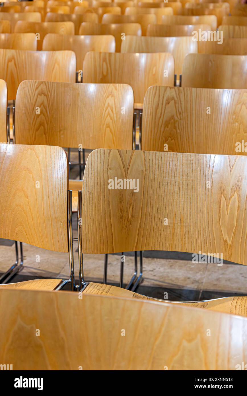 posti a sedere per concerti Foto Stock