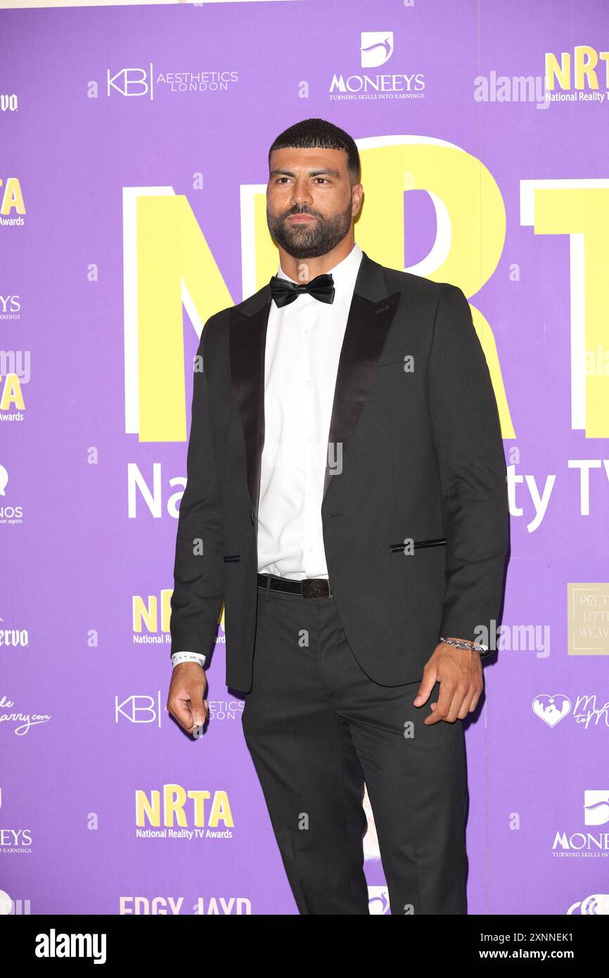 Blade Siddiqi partecipa ai National Reality TV Awards alla Porchester Hall di Londra. Foto Stock