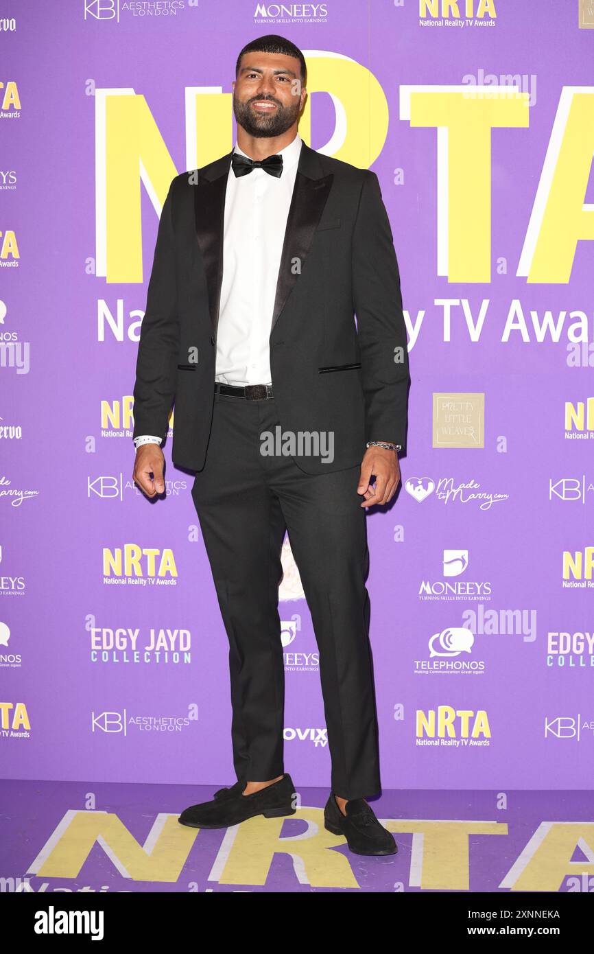 Blade Siddiqi partecipa ai National Reality TV Awards alla Porchester Hall di Londra. Foto Stock