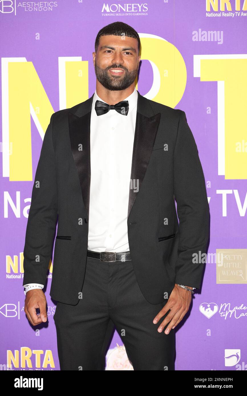 Blade Siddiqi partecipa ai National Reality TV Awards alla Porchester Hall di Londra. Foto Stock