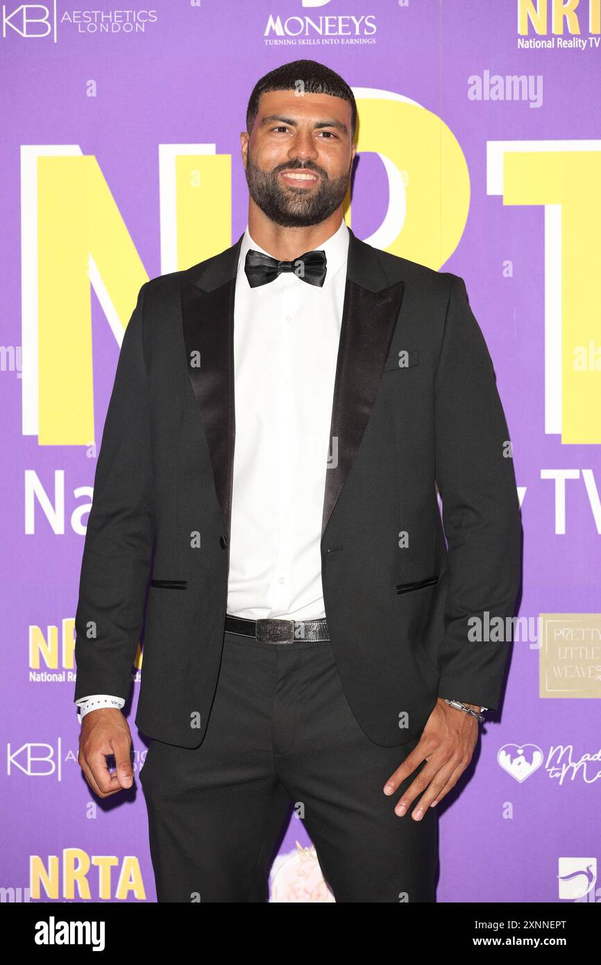Blade Siddiqi partecipa ai National Reality TV Awards alla Porchester Hall di Londra. Foto Stock