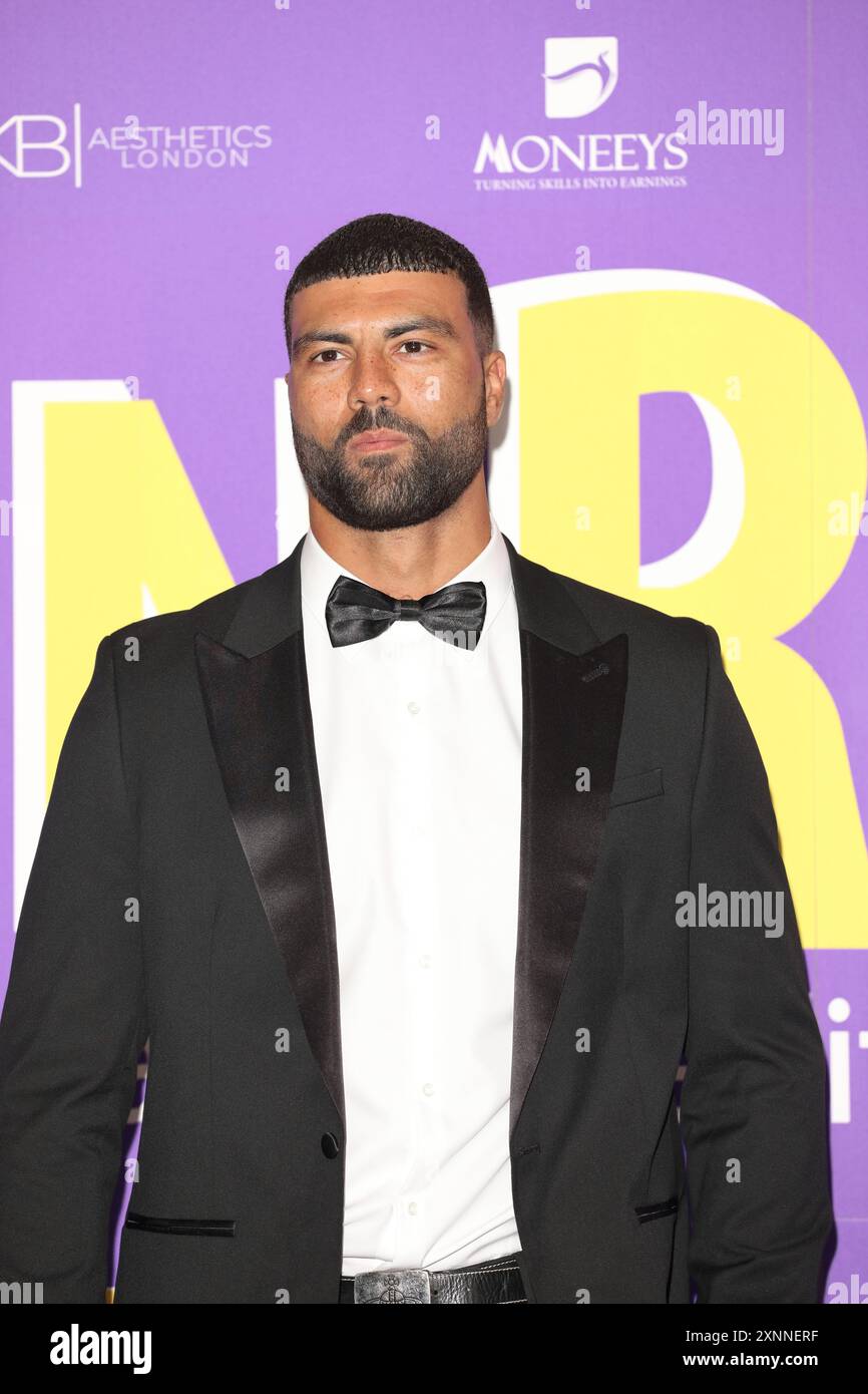 Blade Siddiqi partecipa ai National Reality TV Awards alla Porchester Hall di Londra. Foto Stock