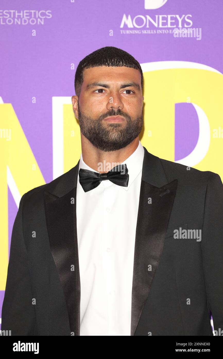 Blade Siddiqi partecipa ai National Reality TV Awards alla Porchester Hall di Londra. Foto Stock