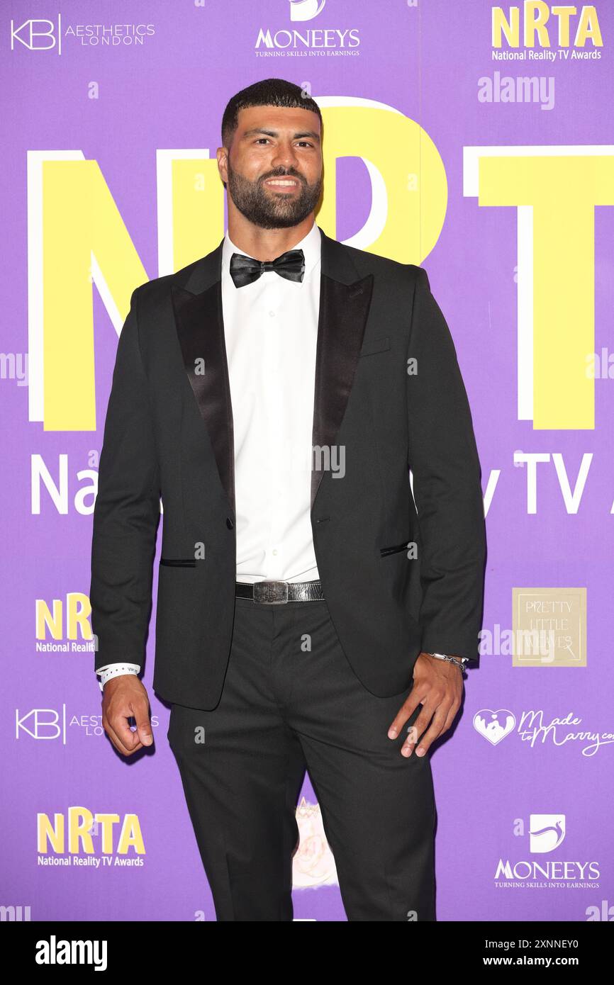 Blade Siddiqi partecipa ai National Reality TV Awards alla Porchester Hall di Londra. Foto Stock