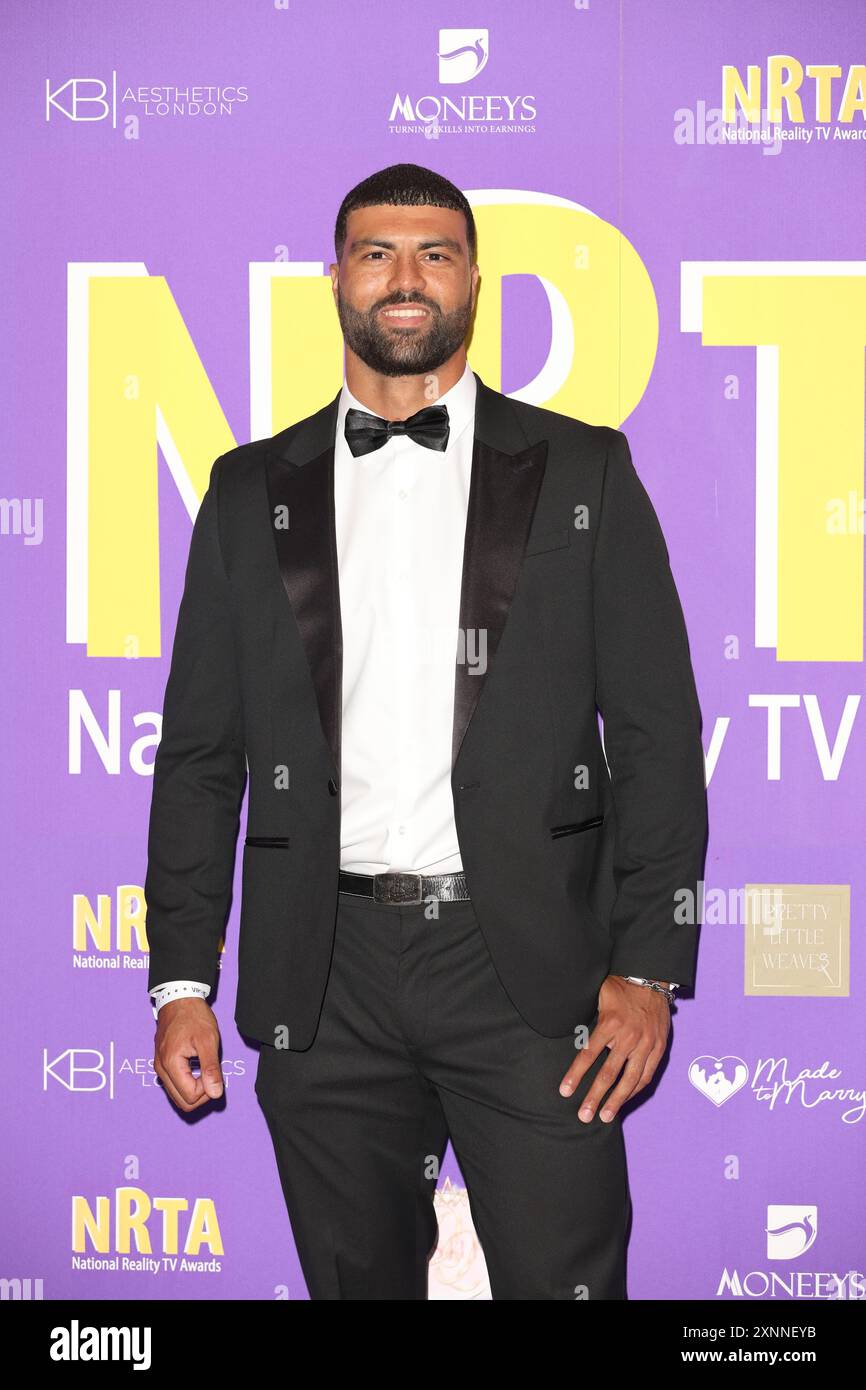 Blade Siddiqi partecipa ai National Reality TV Awards alla Porchester Hall di Londra. Foto Stock