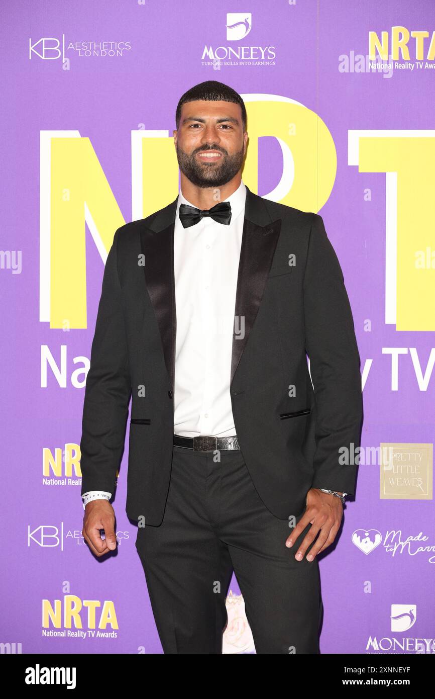 Blade Siddiqi partecipa ai National Reality TV Awards alla Porchester Hall di Londra. Foto Stock