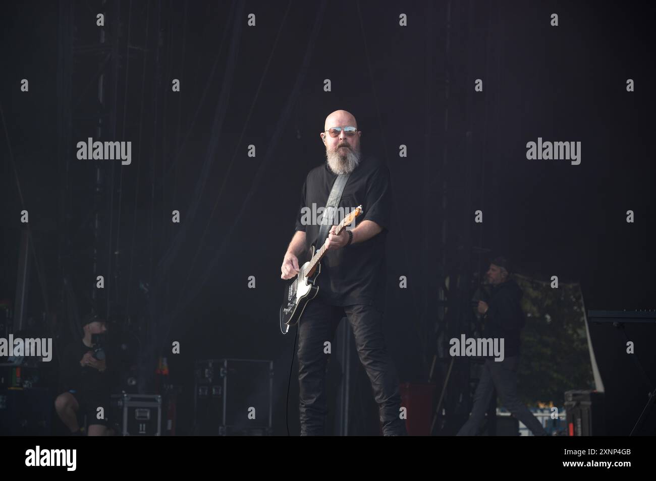 Duke Erikson of Garbage si esibisce al TRNSMT 2024 Glasgow Green il 12 luglio 2024 Foto Stock