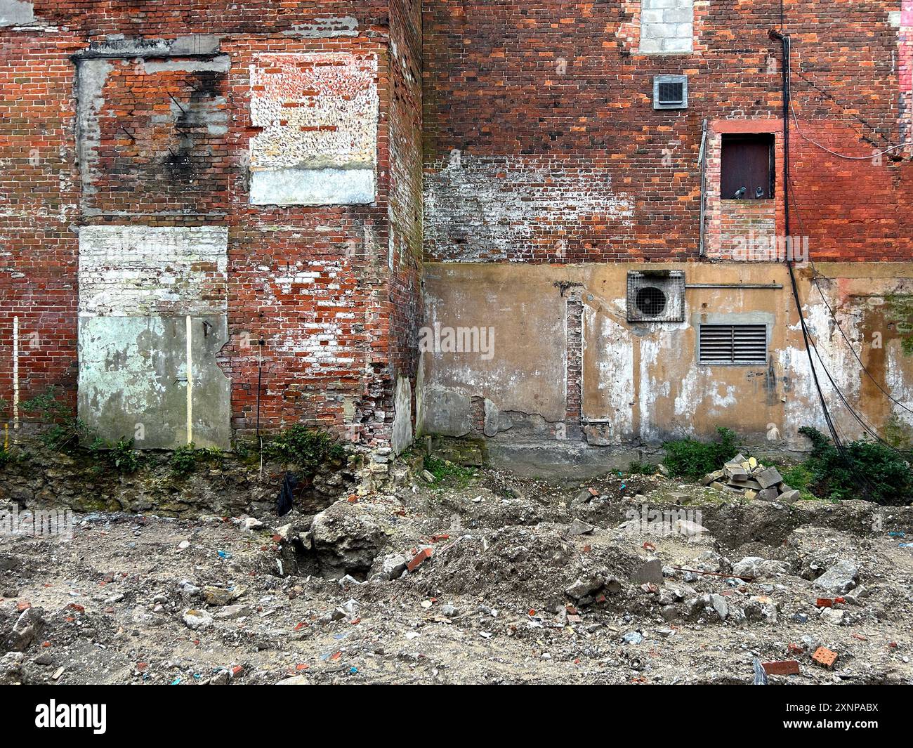 Cantiere di demolizione Foto Stock