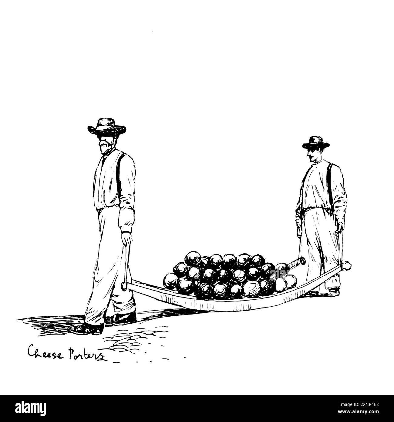 Illustrazione in bianco e nero del mercato del formaggio dalla serie " IL POPOLO D'OLANDA " di Nico Jungman Nicolaas Wilhelm Jungmann (in Inghilterra spesso scritto Jungman; 5 febbraio 1872 – 14 agosto 1935) è stato un pittore anglo-olandese di paesaggi e soggetti figurativi, illustratore di libri e decoratore. Pubblicato nel 1910 Foto Stock