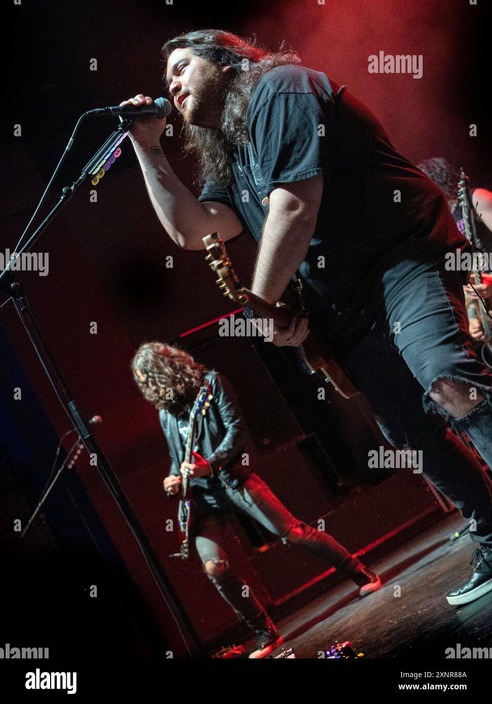 Mammoth WVH (Wolfgang Van Halen) al Birmingham O2 Institute, luglio 2024 Foto Stock