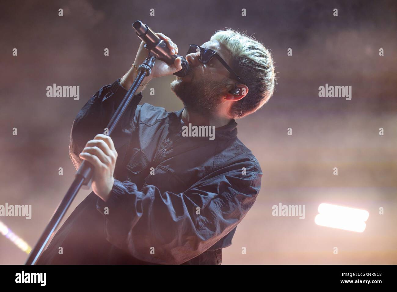 Gazzelle in concerto in Piazza Napoleone al Lucca Summer Festival. (Foto di Stefano dalle Luche/Pacific Press/Sipa USA) Foto Stock