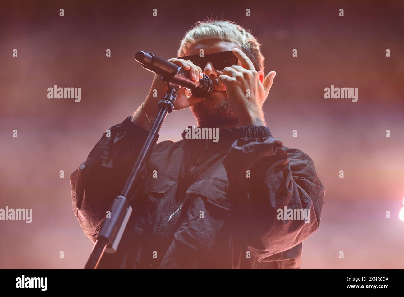 Gazzelle in concerto in Piazza Napoleone al Lucca Summer Festival. (Foto di Stefano dalle Luche/Pacific Press/Sipa USA) Foto Stock
