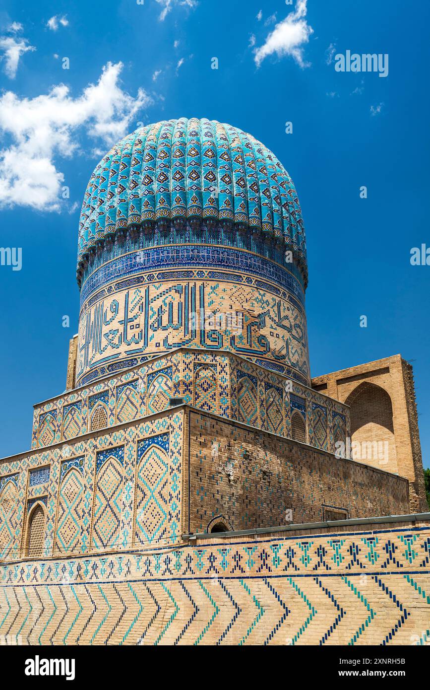 La Moschea Bibi-Khanym, Samarcanda, Uzbekistan Foto Stock